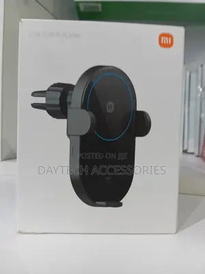 Xiaomi Mi Wireless Car Charger 30w Max Qi Auto Pinch - Black