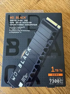 Wd Black Sn850x 1tb Gen4x4 Nvme M.2 SSD Heatsink Ps5,Laptop,Gaming Pc