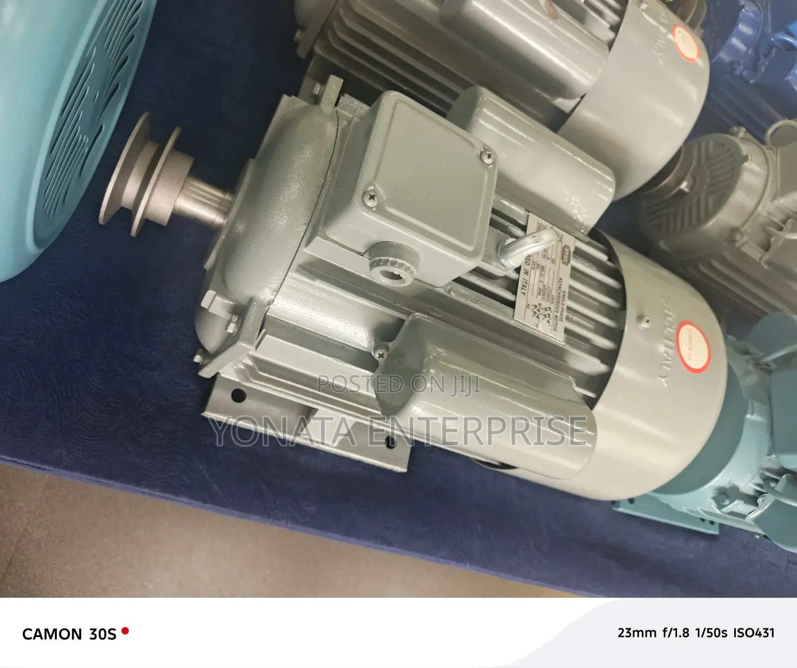 5hp Single Phase Electric Motor(Low Speed) With Pulley