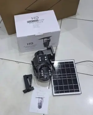 Wifi Dual Lens Ubox PTZ Solar Camera Full Hd 6mp Colored
