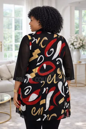 Unique Elegant Waterfall Kimono Top,