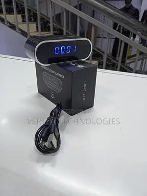 Table Clock Wifi Camera - Motion Detection, and Night Vision