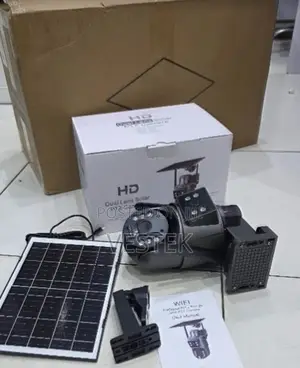 Dual Lens Wifi Ubox Solar PTZ Camera