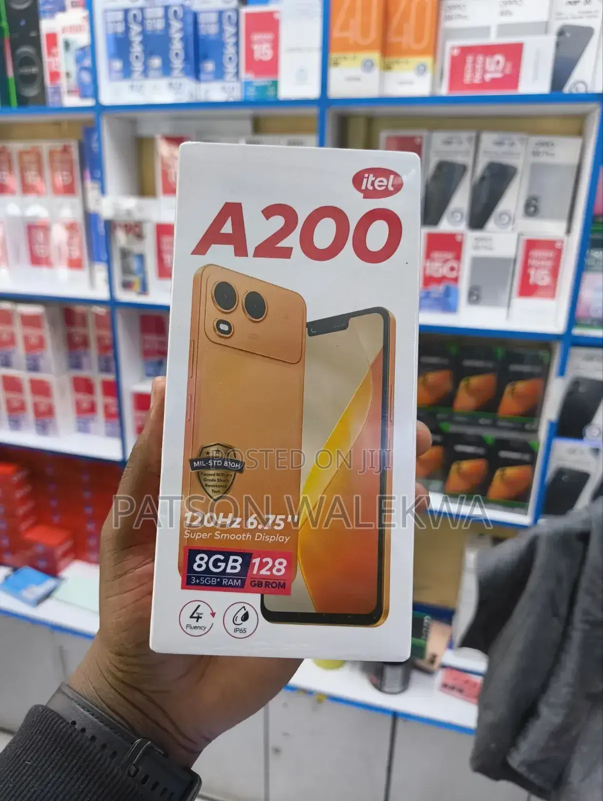 New Itel A200+ 128 GB Black
