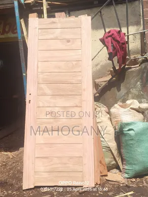 Mahogany Hardwood Dry Door
