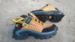 Brown Caterpillar Safety Outdoor Boots