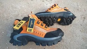 Brown Caterpillar Safety Outdoor Boots