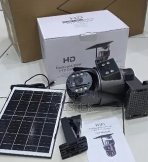 Dual Lens Wifi Solar Outdoor Wireless Camera Full Color