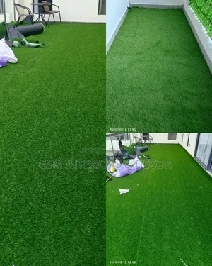 Balcony Grass Carpets in Dark Green Grass Quality