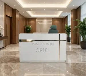Office Desk : Office 1.6m Counter Reception Desk