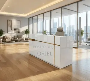 Office Desk : Office 1.6m Counter Reception Desk