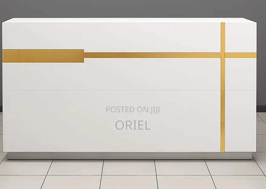 Office Desk : Office 1.6m Counter Reception Desk