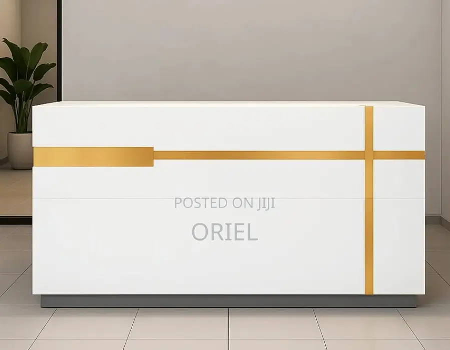 Office Desk : Office 1.6m Counter Reception Desk