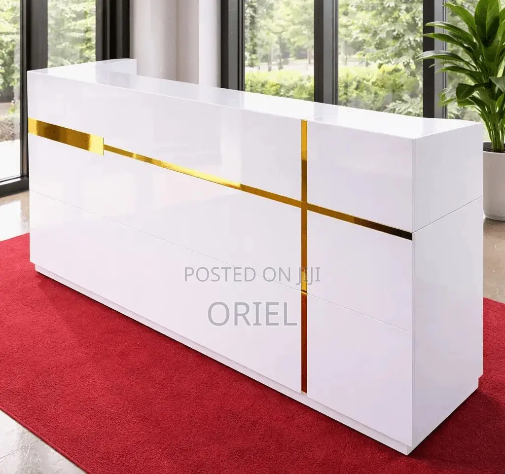 Office Desk : Office 1.6m Counter Reception Desk
