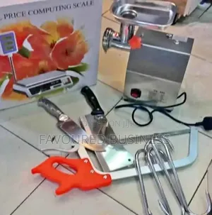 Brand New Butchery Equipment /Digital Scale 30kg /Panga Hacksaw /Knive