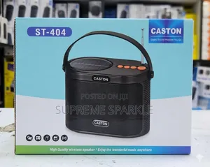 Caston St-404 Portable Wireless Speaker. Solar Charged.