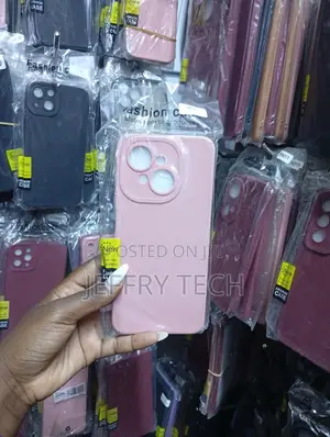Pink Phone Case in Your Hand Is a Premium Silicone Cover