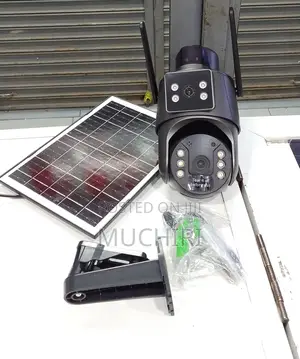 4g All Simcard-Dual Lens Ubox Solar CCTV 4g