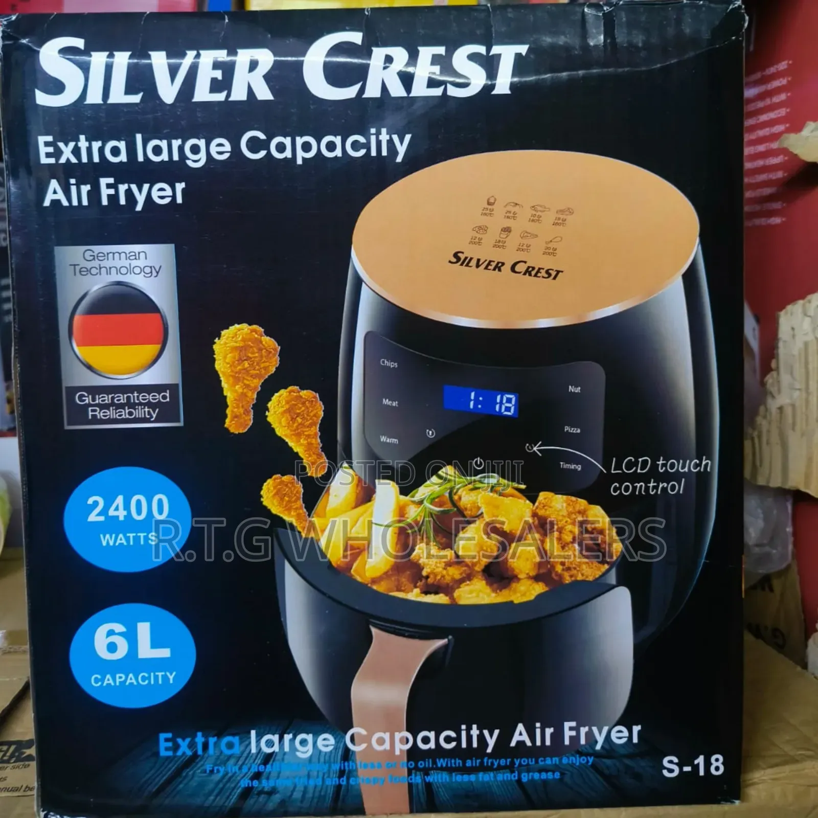 Silver Crest 6l Digital Air Fryer