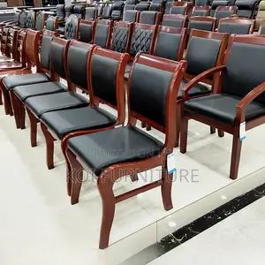 Office Chairs; Executive Office Visitors Leather Armless Chairs