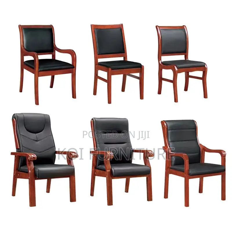 Office Chairs; Executive Office Visitors Leather Armless Chairs