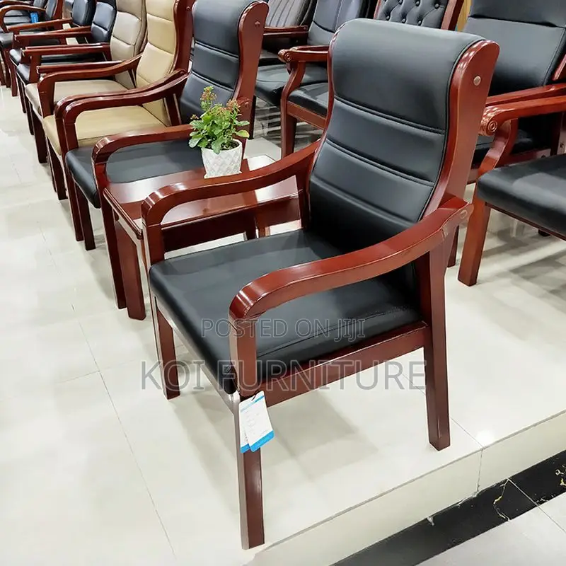 Office Chairs; Executive Office Visitors Leather Armless Chairs