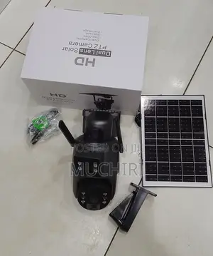 4mp Ubox Dual Lens 4g Solar Camera Full Color With Audio