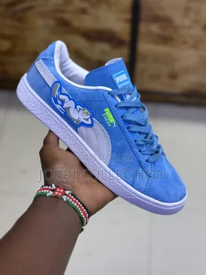 Blue Puma Suede Rip N Dip Sneakers