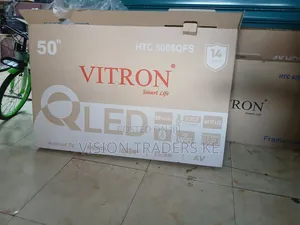 Vitron 50 Inches Qled Tv Vitron 50 Smart Android Frameless Qled Tv.