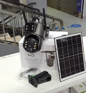4g Ubox 4mp Dual Lens Solar PTZ Camera