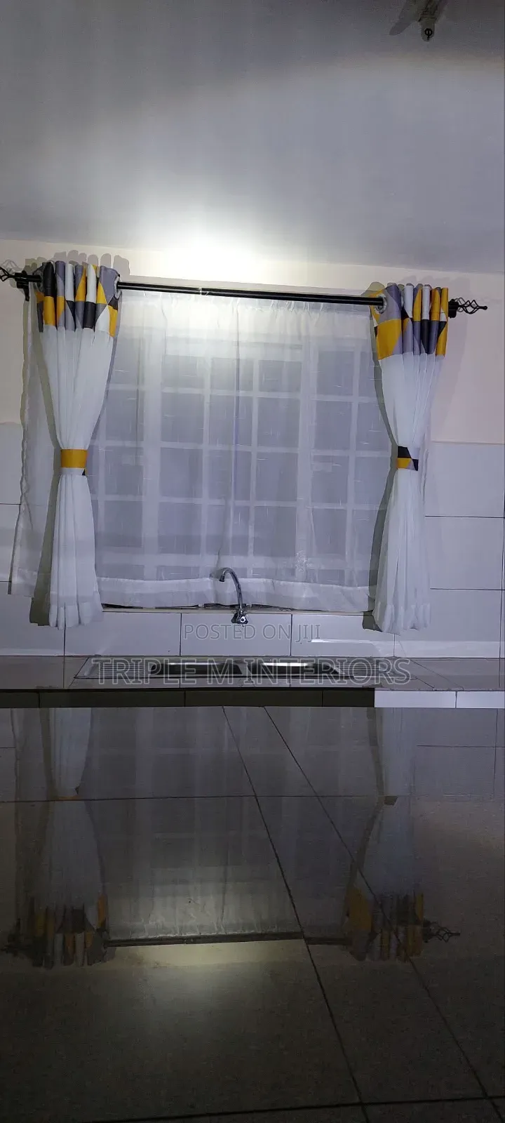Iconic Style Classic Kitchen Curtains Set