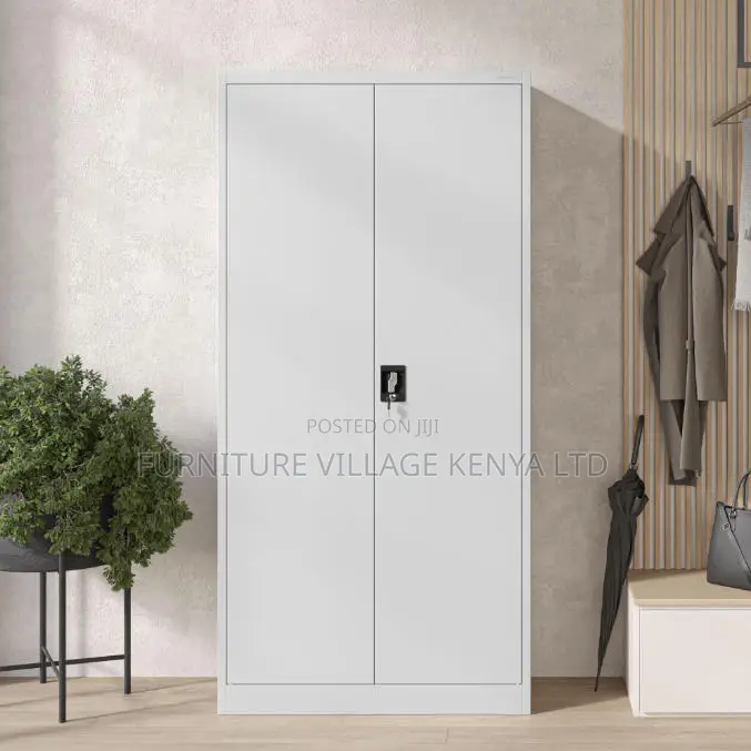 2-Door Steel White Document File Cabinet