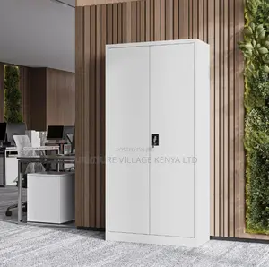 2-Door Steel White Document File Cabinet