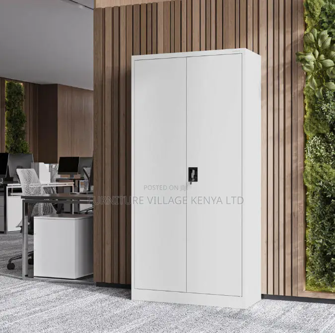2-Door Steel White Document File Cabinet