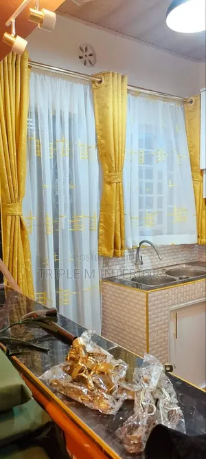 Understated Luxury Kitchen Curtain Set