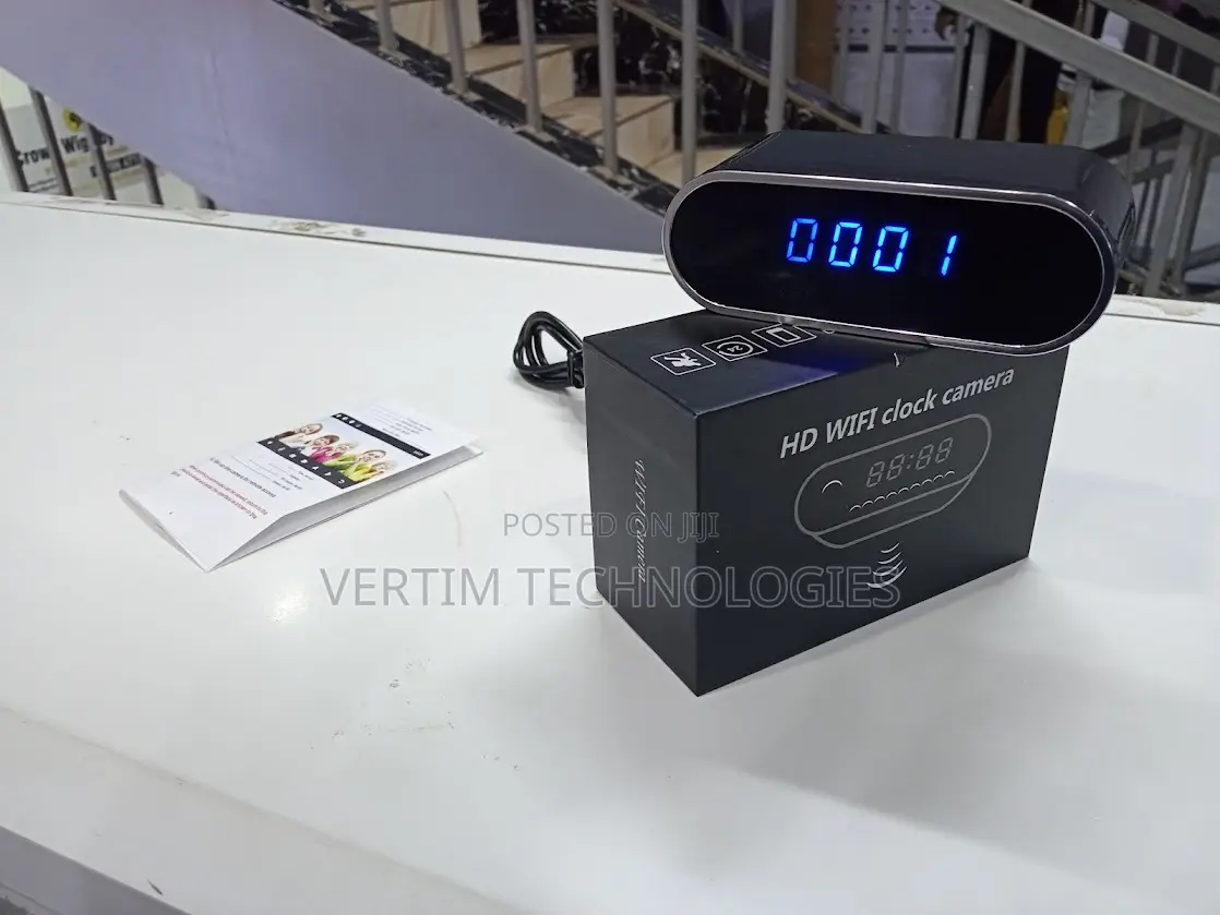 Alarm Table Clock Hidden Spy Camera Video Recorder Camcorder Cam