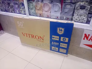 Vitron 50" Qled Smart Android Tv Bluetooth,Youtube, Netflix
