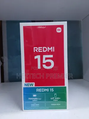New Xiaomi Redmi 15 128 GB Black