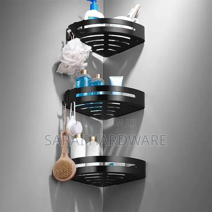 Black Corner Shelf