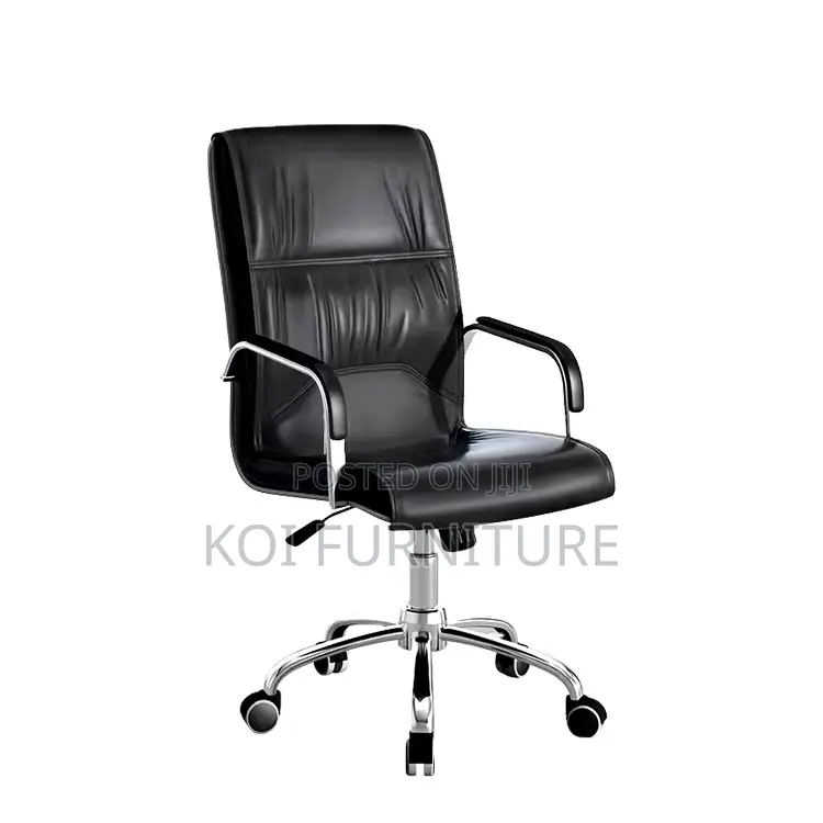 Office Chairs; Executive Office Visitors Leather Armless Chairs