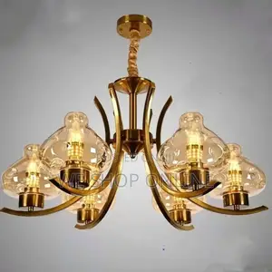 Glass Ceiling Chandeliers