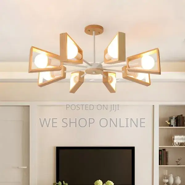 Windmill Wooden Pendant Light