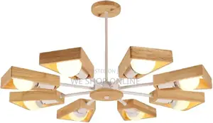 Windmill Wooden Pendant Light