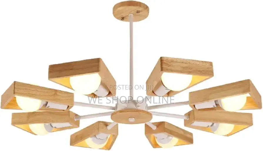 Windmill Wooden Pendant Light