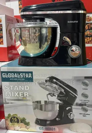 5.2 LTRS Globalstar Commercial Stand Mixer