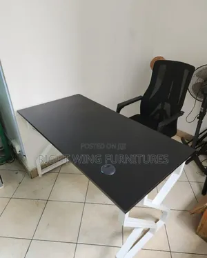 Office Computer Desk With Ergonomic Mesh Chair _Affordable Deal