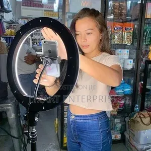 14 Inches Selfie Ring Fill Light With Stand and Phone Holders