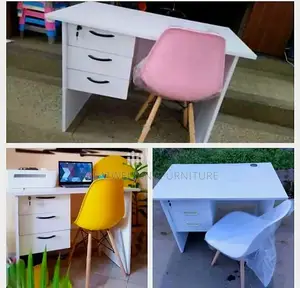 Vintage Colourful Eames Chair and Office Desk