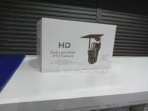 Ubox Dual Lens Siren 4mp Wifi Solar Powered Camera