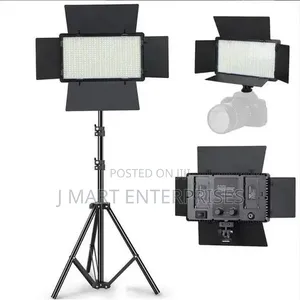 Led Studio Light Panel With Stand – Adjustable Brightness Remote